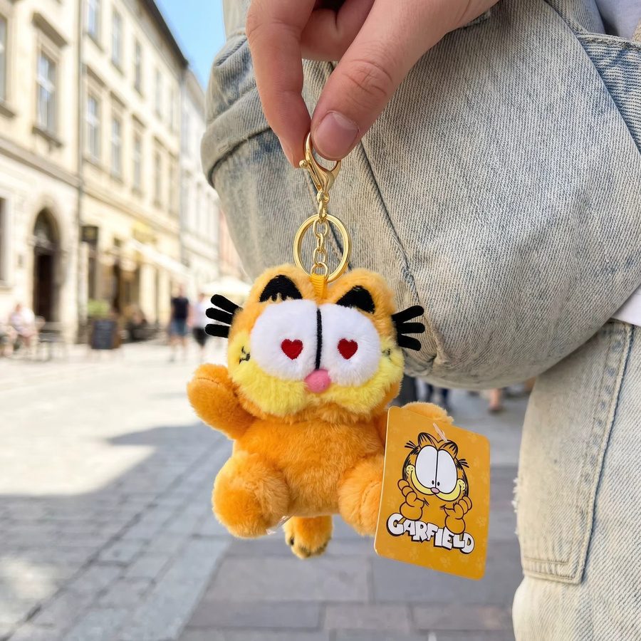 Garfield Plüsch-Schlüsselanhänger, 3 Styles, 11cm - Bild 3