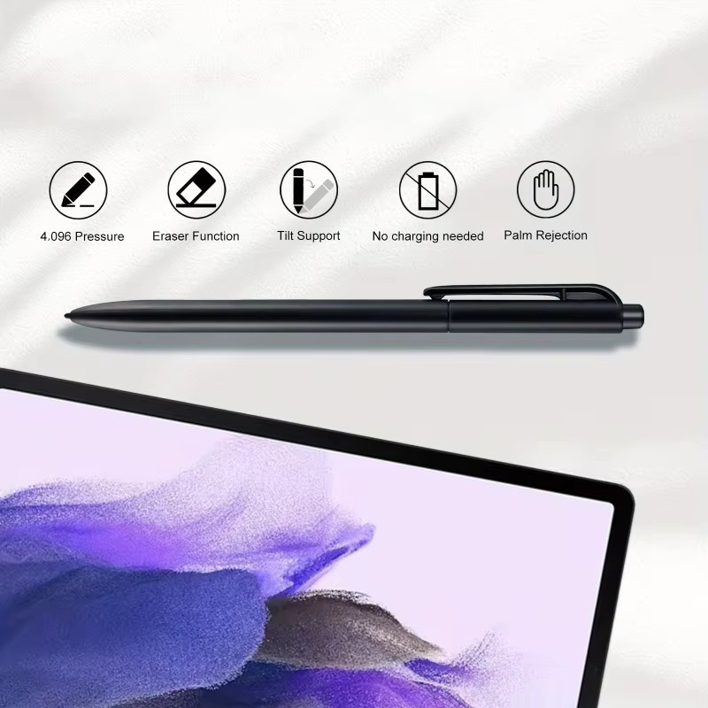 Samsung Elektromagnetischer Stift für Grafiktablets in Schwarz mit 4096 Druckstufen, Neigungsunterstützung und elektronischer Radierfunktion - Bild 5