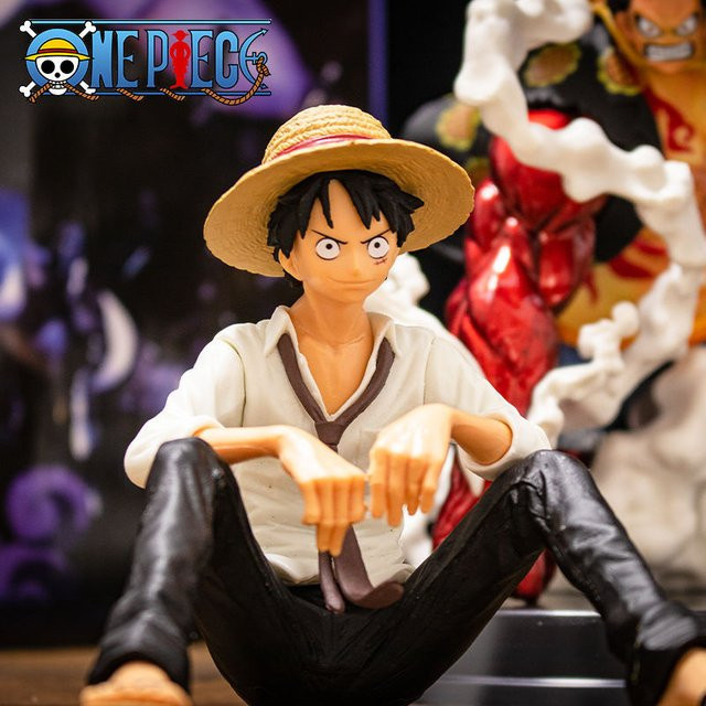 Bandai One Piece Luffy, Actionfigur, 12 cm, PVC-Modell - Bild 1