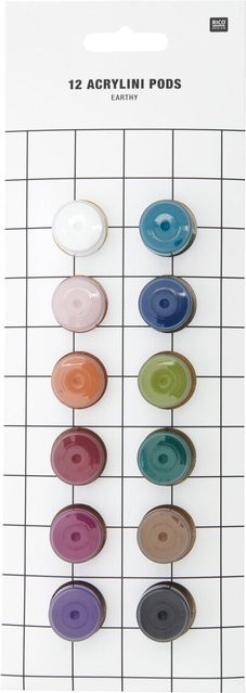 Rico Design Acrylfarben Acrylini Pods Earthy - Bild 1