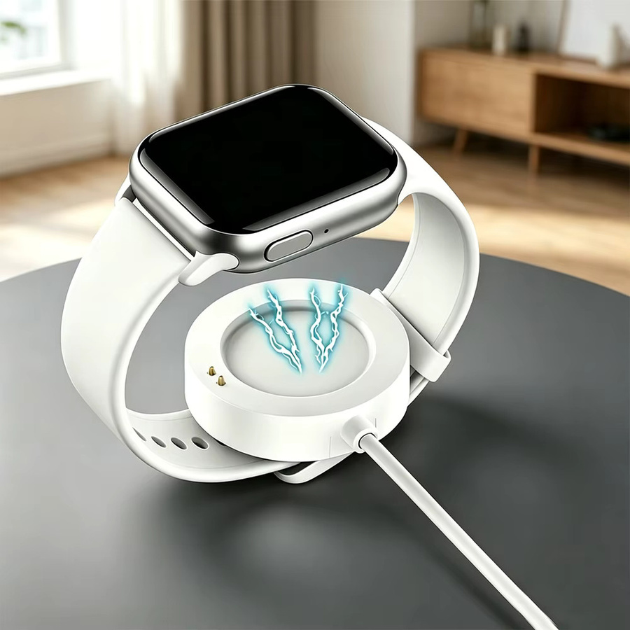 Magnetisches USB-C Smartwatch-Ladekabel in Weiß - Bild 2