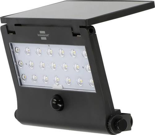 Brennenstuhl Solar LED Strahler SOL 1000 Pad in Schwarz mit 1000 Lumen, IP65, Bewegungs- und Dämmerungssensor sowie 4 Modi - Bild 1