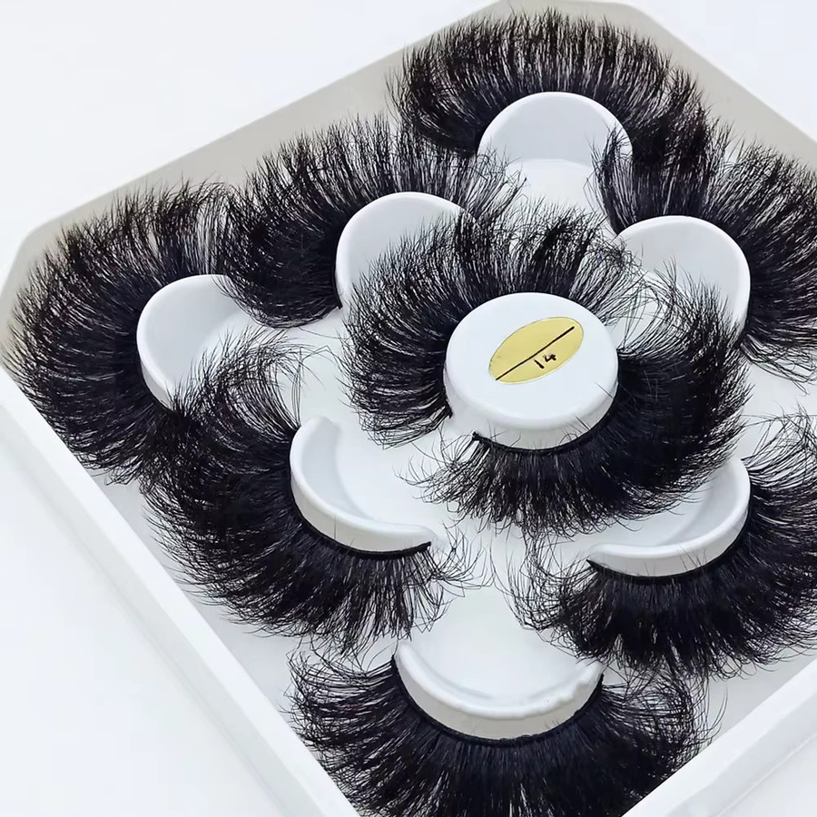 MIOFIA 3D Nerz Wimpern, Black, Natürlich, Unisex - Bild 1