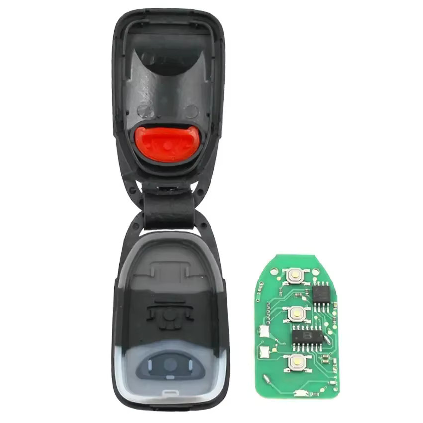 10 Stück KEYDIY KD B09 Universal Fernbedienung Auto Schlüssel für Hyundai, 4 Tasten, Farbe: Schwarz, kompatibel mit KD900 und KD-X2 B Serie - Bild 2