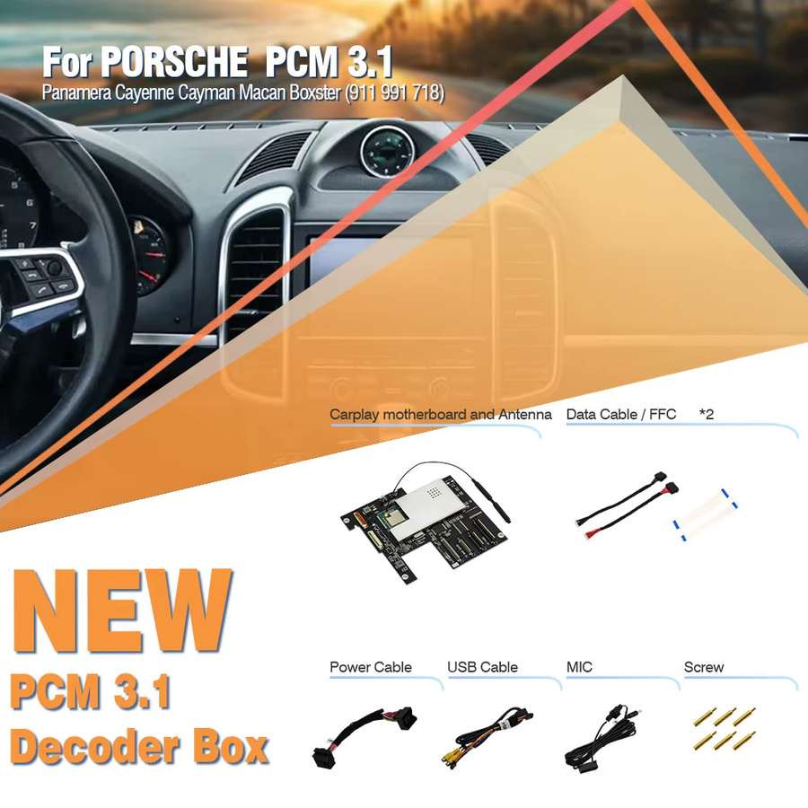 AUTOTOP Drahtloses CarPlay und AirPlay Schnittstellenmodul für Porsche PCM 3.1 in Schwarz - Bild 6