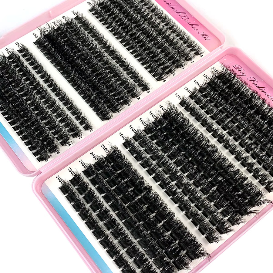 UMIRYAO Wimpernbuch, 500 Stück, Wispy-Wimpern, 10–18 mm, Unisex - Bild 2