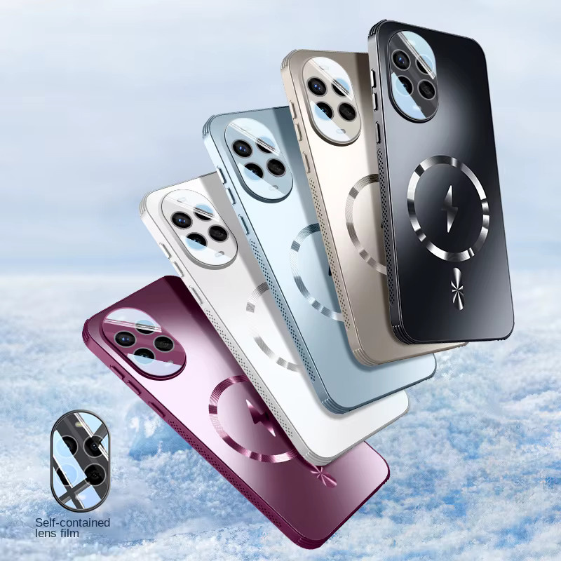 Magnetische Full Cover Schutzhülle für Huawei Nova 13 12 11 Pro mit Wärmeableitung und MagSafe Kompatibilität in Gold - Bild 2