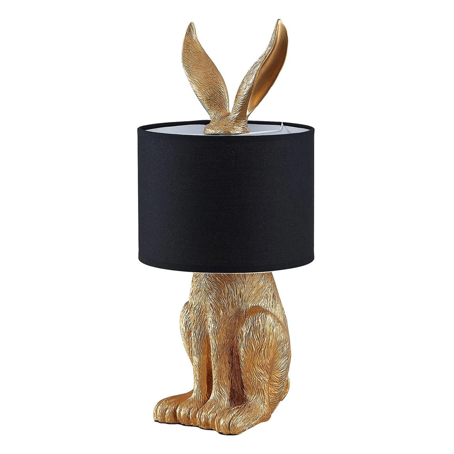 Lindby Tischlampe Lorentina Modern Schwarz aus Textil mit E27 Fassung - Bild 2