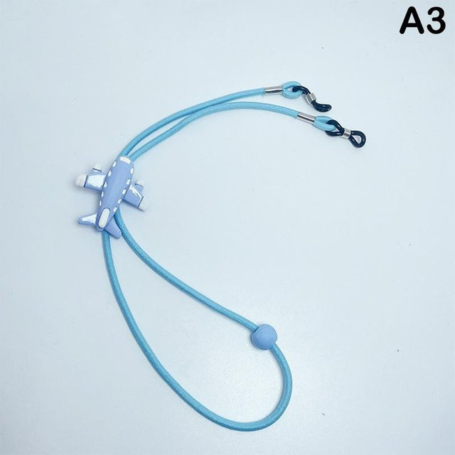 Brillenband Kinder, Kawaii Cartoon, Blau - Bild 1