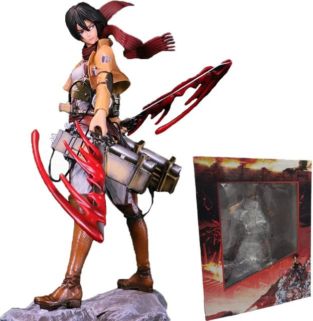 Apaffa Mikasa Ackerman Attack On Titan, Actionfigure, 36 cm - Bild 1