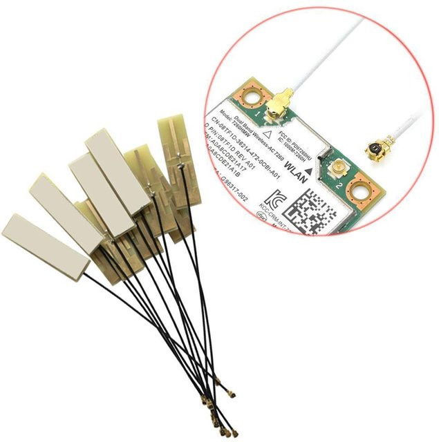 Doppelfrequenz FPV-Antenne mit eingebauter Platine für WLAN-Systeme, 4dBi, IPEX und u.FL Anschlüsse, Multicolor - Bild 1