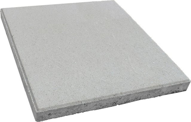 Diephaus Gehwegplatte in Grau mit Betonoptik und Fase, B/T/H: 40 x 40 x 4 cm - Bild 1