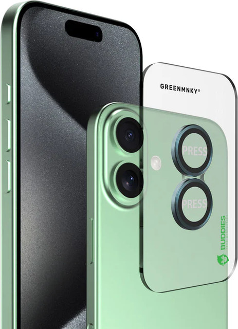 BUDDIES Schutzglas für iPhone 17 in Green - Bild 1