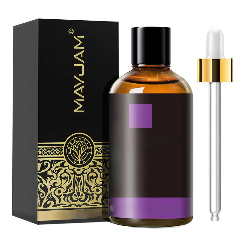 MAYJAM Ätherisches Öl Set für Diffusor, 30 ml, verschiedene Düfte wie Lavendel, Eukalyptus, Jasmin, Vanille, Sandelholz, Patchouli, Zitrone, Rose und Kamille, Glasflaschen in Orange und Braun - Bild 5