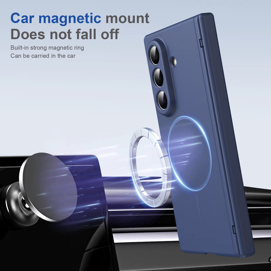 Stoßfeste Scharnierschutzhülle mit Magnetfunktion für Samsung Galaxy Z Fold 7, 6, 5 in Blau mit MagSafe-Kompatibilität - Bild 6