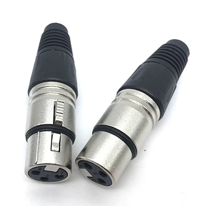 SD&HI XLR Mikrofon-Audio Kabel mit Stecker und Buchse für 3-polige, 4-polige oder 5-polige Anschlüsse - Bild 2