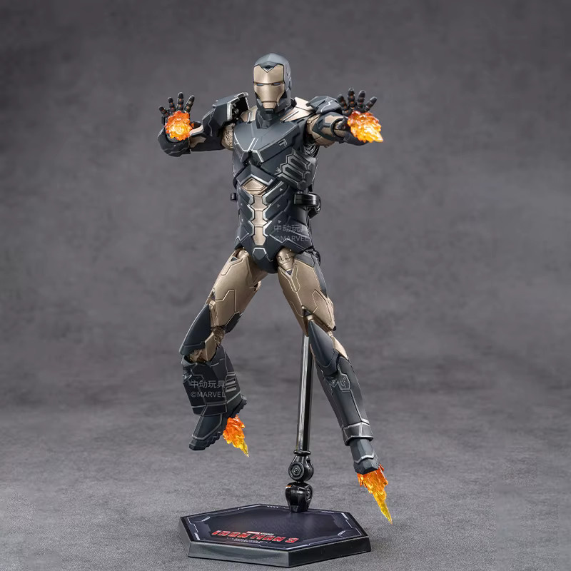 ZD Toys Marvel Iron Man Tony Stark Actionfiguren, mit beweglichen Gelenken - Bild 2