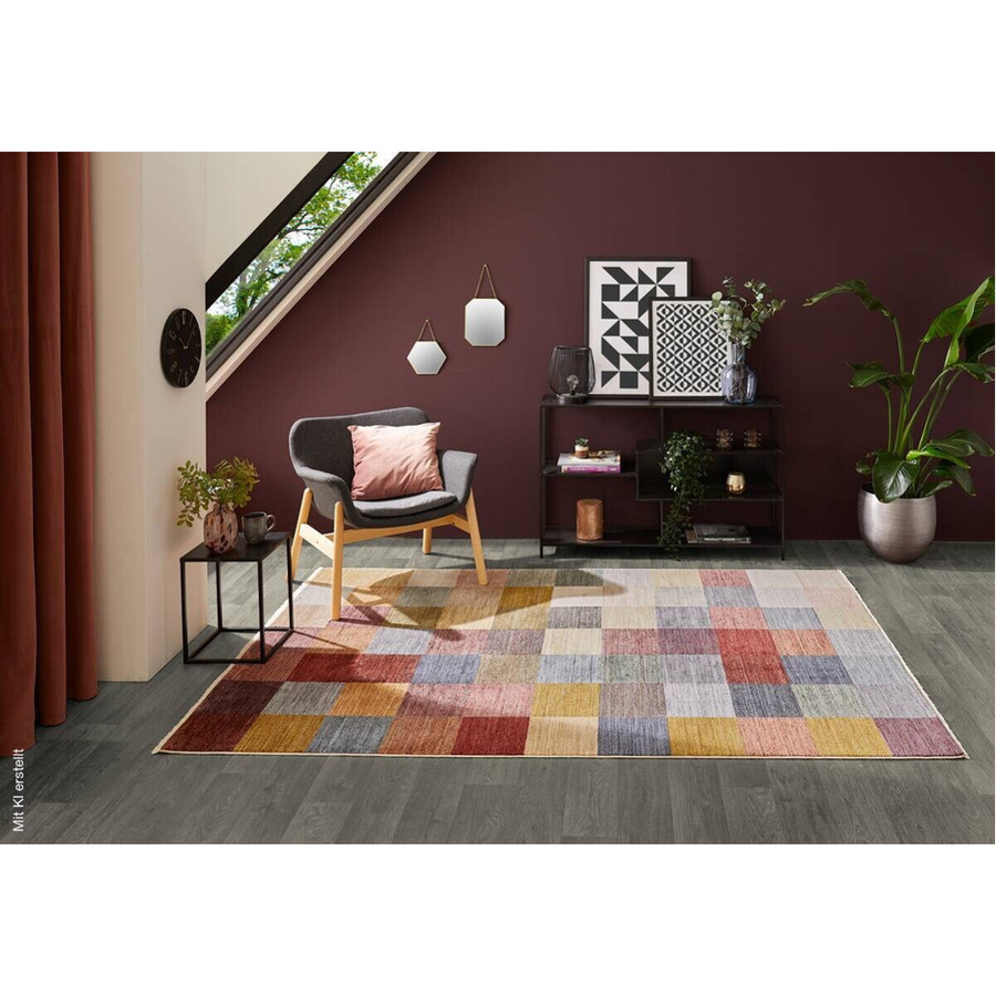 Teppich Rocco Multi von poco in Mehrfarbig, modern und schallabsorbierend, B/L: 160 x 240 cm - Bild 3