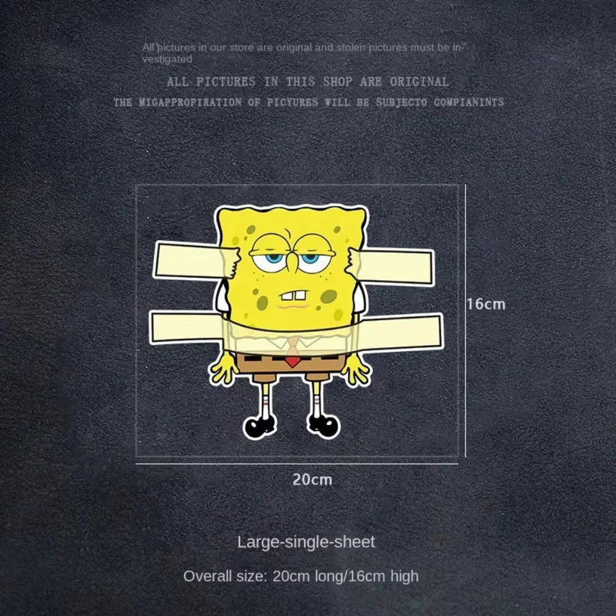 Potdemiel SpongeBob Autoaufkleber, Aufkleber - Bild 3