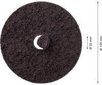 Bosch Expert N477 SCM Vlies-Schleifscheibe für Winkelschleifer, Durchmesser: 125 mm, Bohrungs-Ø: 22 mm, grob, Schwarz - Bild 1