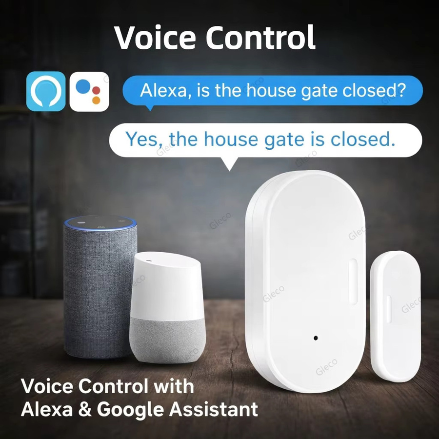 Coolo Zigbee Tür- und Fenstersensor mit Helligkeits- und Vibrationsdetektor in Weiß für Tuya und MQTT Smart Home Sicherheitssystem - Bild 4
