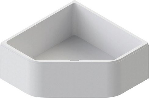Wannenträger OTTOFOND Lucia in Weiß, B/H/T: 137,2 x 55,5 x 137,2 cm - Bild 1