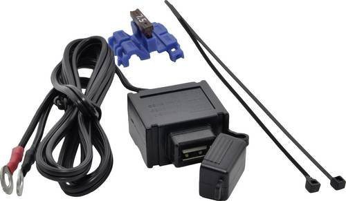 BAAS Mini-USB-Bordsteckdose in Schwarz mit 2A Belastbarkeit für 12V - Bild 1