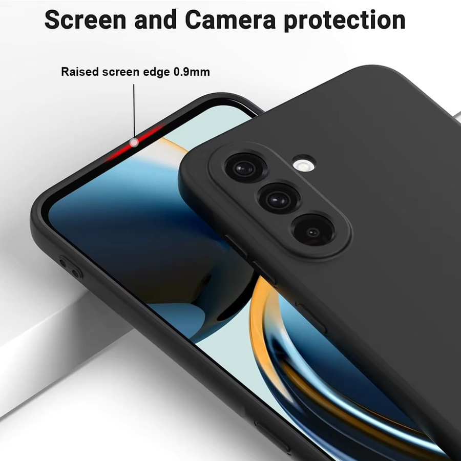 Stoßfeste Schutzhülle aus Flüssigsilikon mit Lanyard für Samsung Galaxy A17 A07 A56 A55 A05S A16 in Blau oder Schwarz - Bild 4