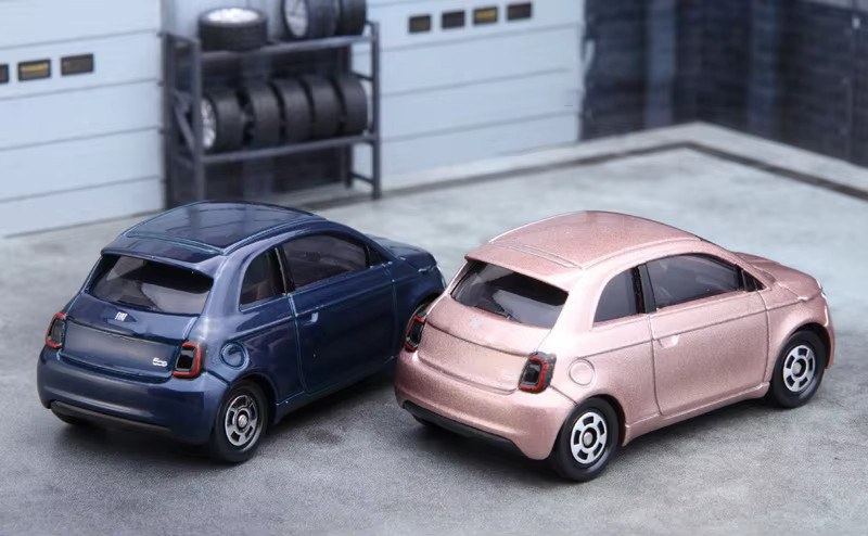 TOMY Fiat 500e, Automodell, Legierungsauto, Metall - Bild 3