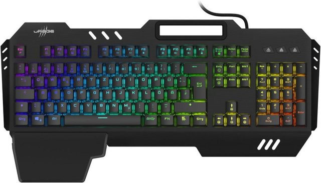 uRage Mechanical Gaming-Keyboard Schwarz QWERTZ DE - Bild 1