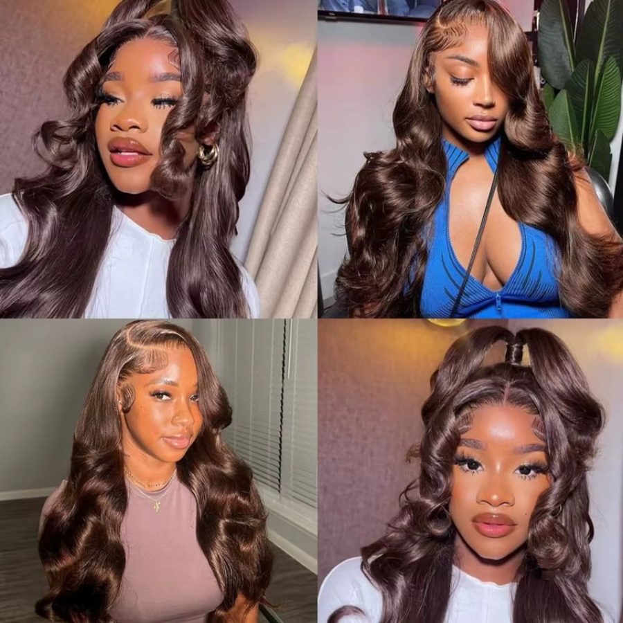 Arilah Haare Extensions Brasilianisches Reines Haar, Hellbraun - Bild 5