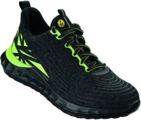 WICA Halbschuh LOCRI Sicherheitsschuh Schwarz/Grün Größe 48 S1P SR ESD - Bild 1