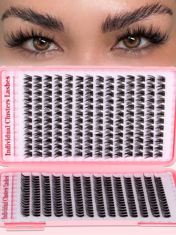 ISEEN Wispy Wimpernbüschel Einzelwimpern, Unisex - Bild 6
