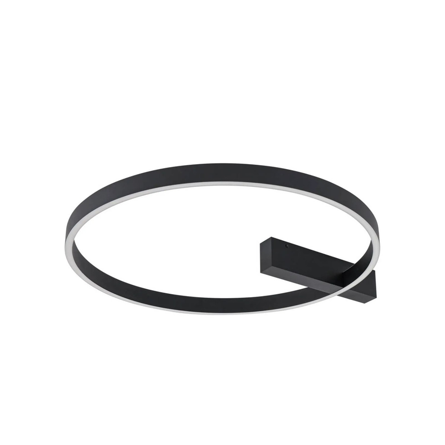 Lucande LED Deckenleuchte Isalin 10041732 Modern Schwarz aus Aluminium und Acryl, dimmbar, rund - Bild 2