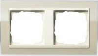 Gira Abdeckrahmen 2fach in Sand transparent - Bild 1