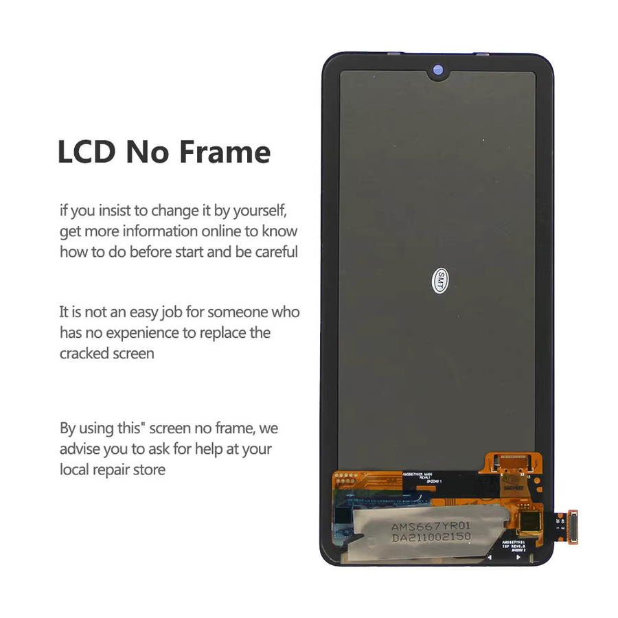 Xiaomi Redmi Note 12 Pro 4G Super AMOLED LCD Display mit Touchscreen Digitizer Montage Ersatz in Schwarz - Bild 5