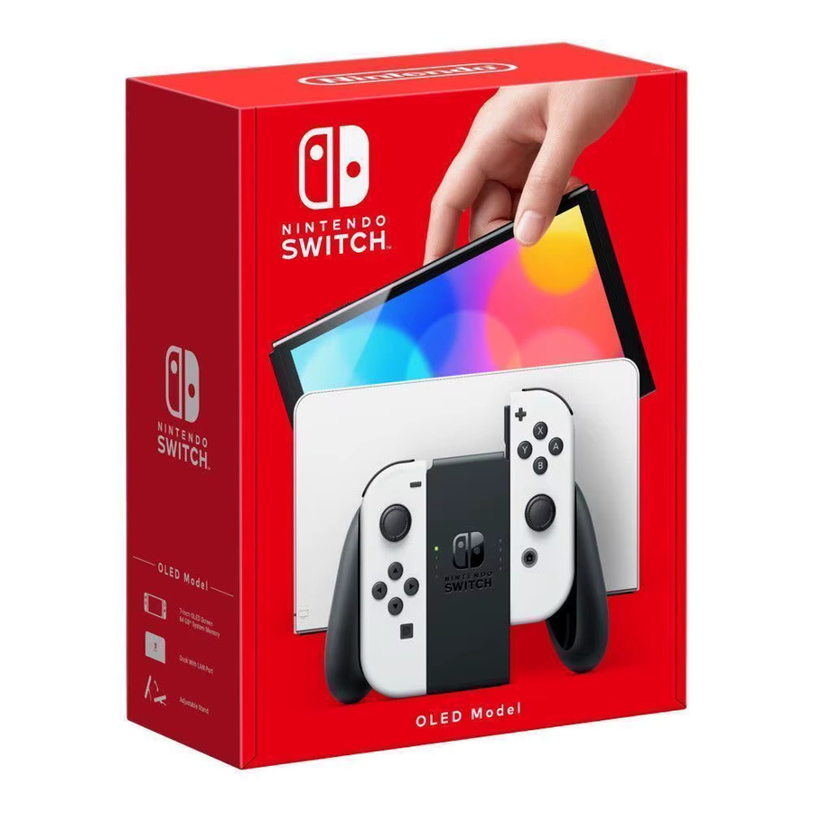 Nintendo Switch OLED-Modell Videospielkonsole mit weißen Joy-Con - Bild 2