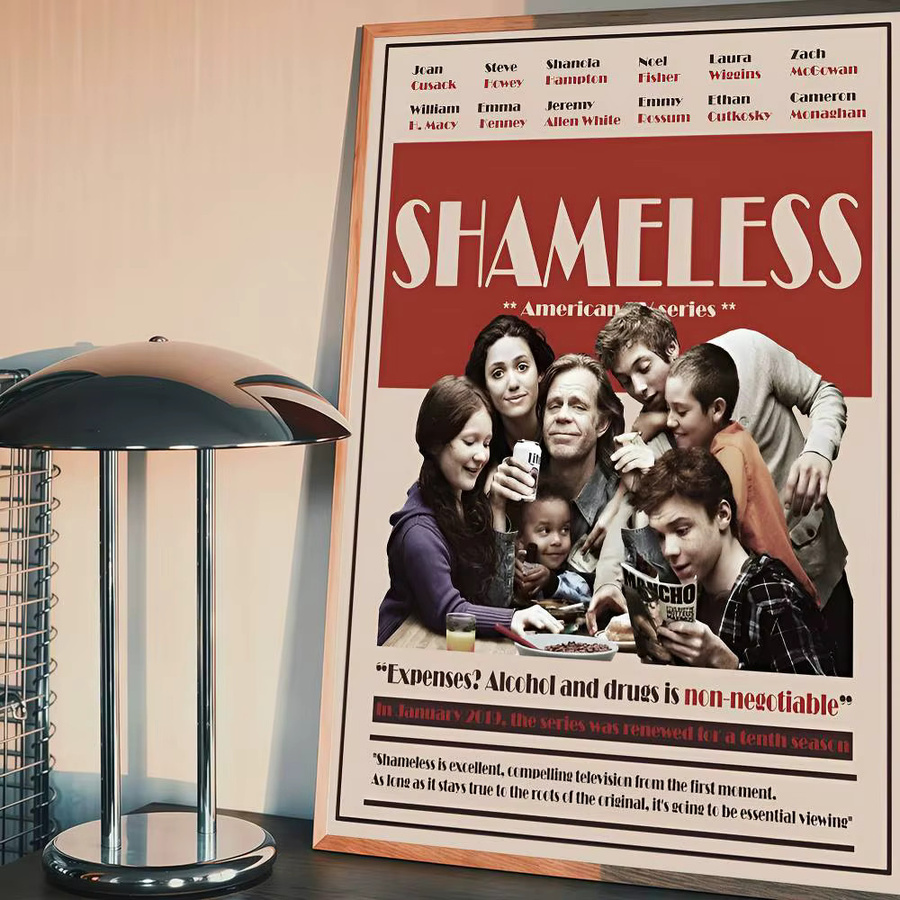 Shameless Anime Poster Retro Wandkunst für deine Zimmerdekoration in HD Qualität - Bild 6