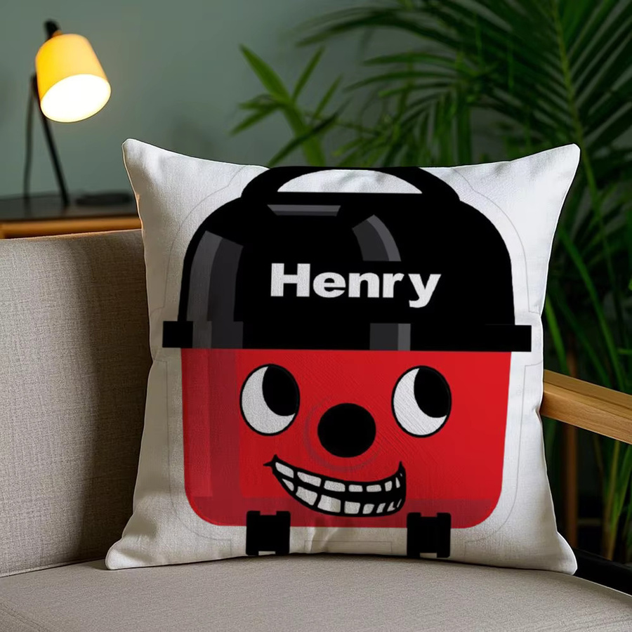 H-Henry Hoover Kissenbezug aus Plüsch in Multicolour, quadratisch, B/T/H: 30 x 30 x 30 cm - Bild 3