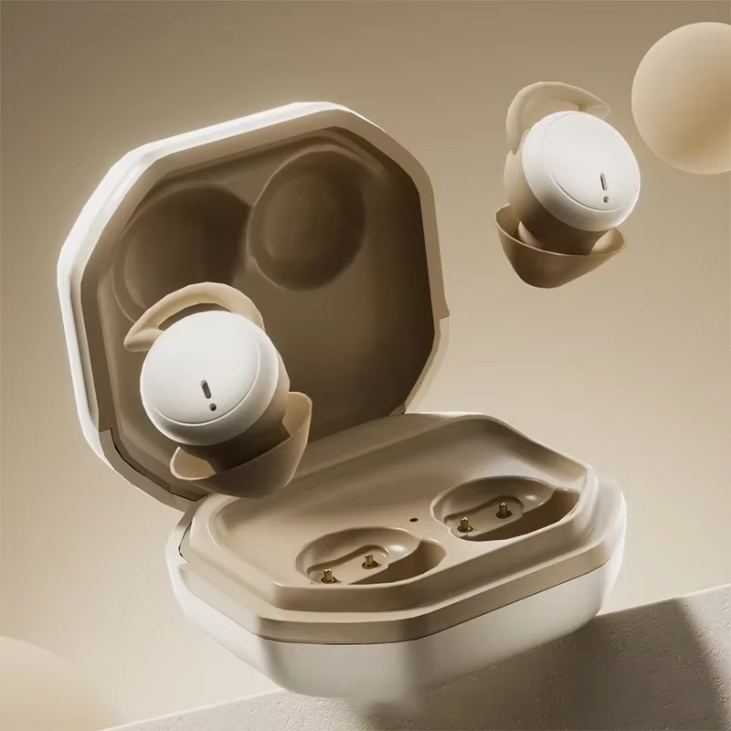 AyeBeau TWS Bluetooth Kopfhörer mit Geräuschunterdrückung in Beige - Bild 2