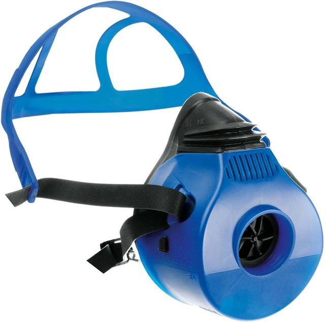 Dräger Atemschutz-Halbmaske X-plore 4740 mit Rd40 Filteranschluss in Schwarz-Blau - Bild 1