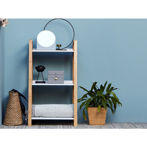 Wenko Regal Finja aus Bambus und MDF in Braun, B/T/H: 43 x 36 x 76 cm - Bild 2