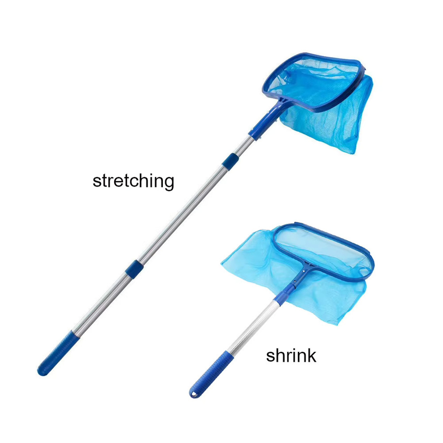 JOCESTYLE Schwimmbad-Reinigungsnetz Leaf Rake Deep Bag mit Müllskimmer für Pool und Spa in Blau - Bild 2