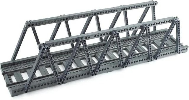 MOC Stadtbahn Schienen Kreuzung Weiche, Bausteine, ab 14 Jahren - Bild 1