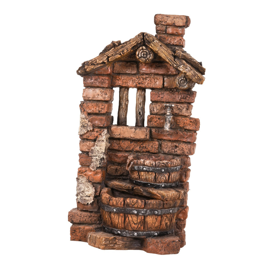 Garden Pleasure Gartenbrunnen Hera Quellsteine in brauner Steinoptik aus Polyresin und Fiberglas - Bild 3