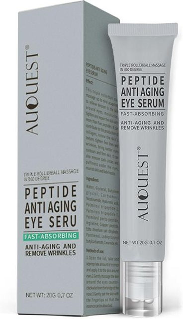 AUQUEST Peptide Augencreme Serum, 20 g, Hyaluronsäure, Peptide, Niacinamid - Bild 1
