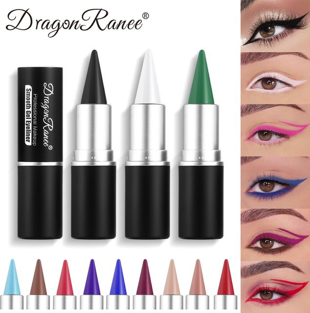 Dragon Ranee Eyeliner-Stift, wasserfest, grün, lila, schwarz - Bild 1