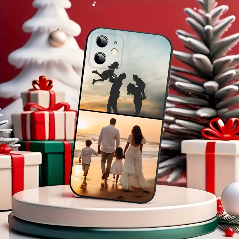 Individuelles TPU-Fotocover für Apple iPhone in Schwarz und Multicolour - Bild 2