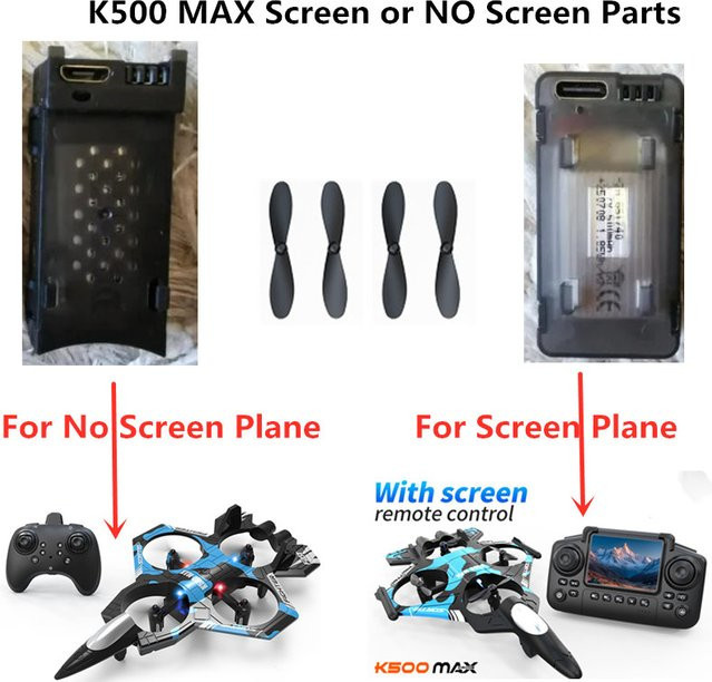 Tccicadas K500 MAX RC Flugzeug Ersatzteile, Zubehör - Bild 1
