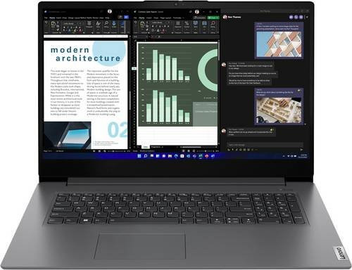 Lenovo V17 G4 Notebook Grau mit 17,3 Zoll Full HD, Intel Core i7-13620H, 16GB RAM, 512GB SSD, Deutsch QWERTZ - Bild 2